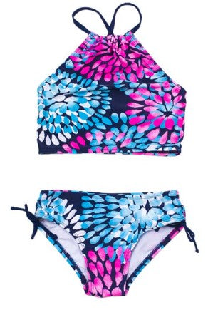 2pc Floral Printed Bikini