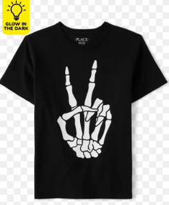 KID Skeleton Peace Tee