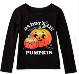 'Daddy's Lil' Pumpkin' Halloween Tee