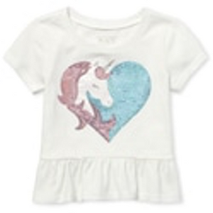 Unicorn Peplum Tee