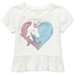 Unicorn Peplum Tee