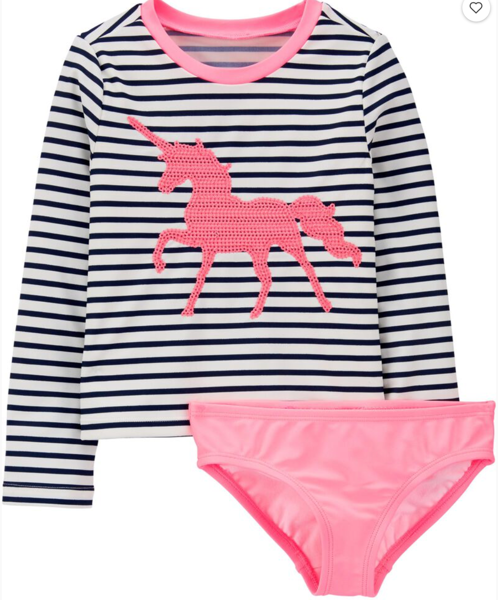 2-Piece Unicorn Swimsuit