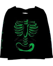 TODDLER Girl's Skeleton Tee