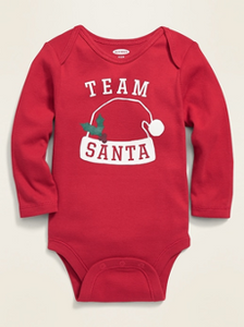 "Team Santa" Christmas Onesie