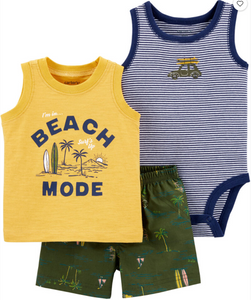 3-pc 'Beach Mode' Outfit Set