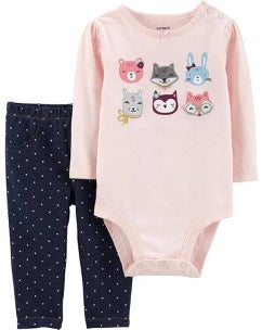 Animal Onesie & Pant Set