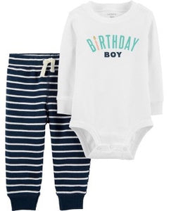 "Birthday Boy" Onesie & Pant Set