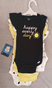 4-pk Happy Onesies