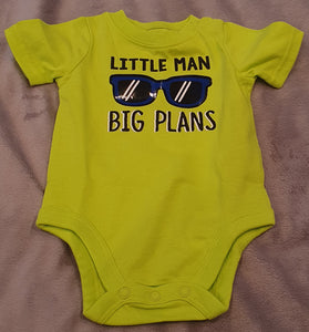 Little Man Big Plans Onesie Little Munchkins Bda