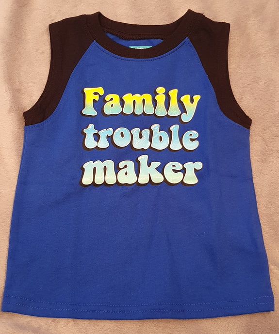 'Family Trouble Maker' Tank Top