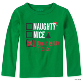 'Naughty-Nice' Christmas Tee