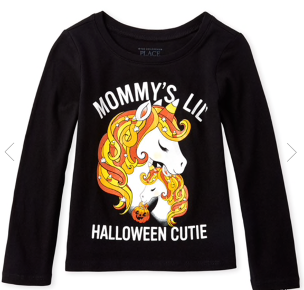 'Mommy's Lil' Halloween Cutie' Long Sleeve Tee