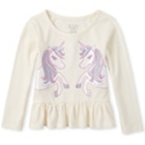 Unicorn Peplum Tee