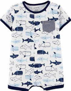 Whale & Shark Romper