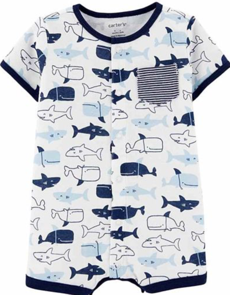 Whale & Shark Romper