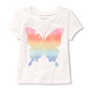 Rainbow Butterfly Tee