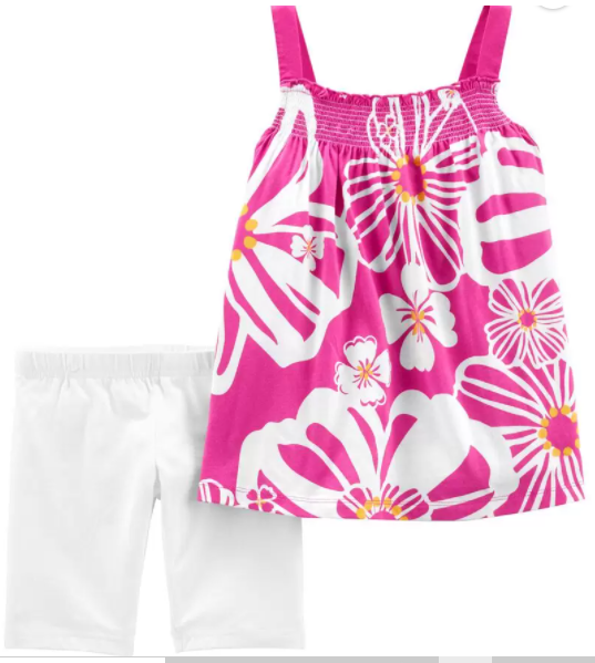 2pc Tropical Shirt & Short Set