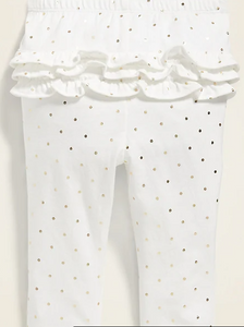 Gold Polka Dot Pants