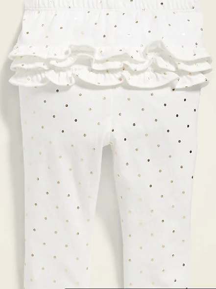 Gold Polka Dot Pants