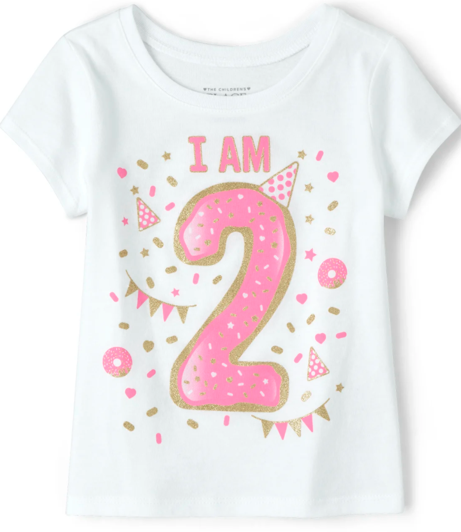 'I Am 2' Birthday Tee