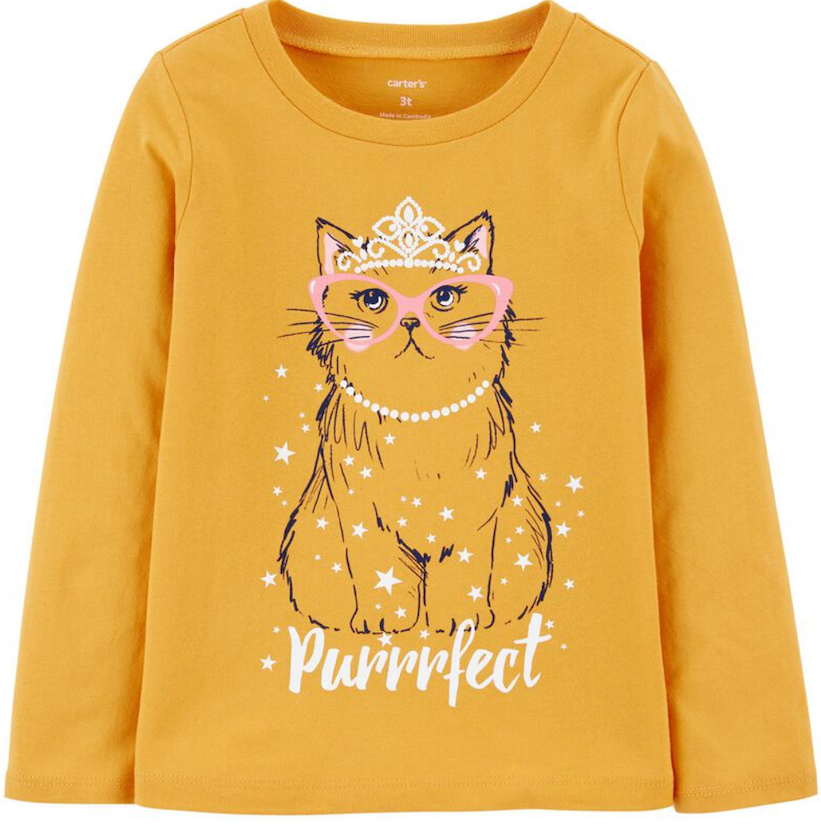 'Purrrfect' Cat Tee