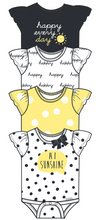 4-pk Happy Onesies