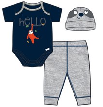 Sloth 'Hello' 3-pc Outfit