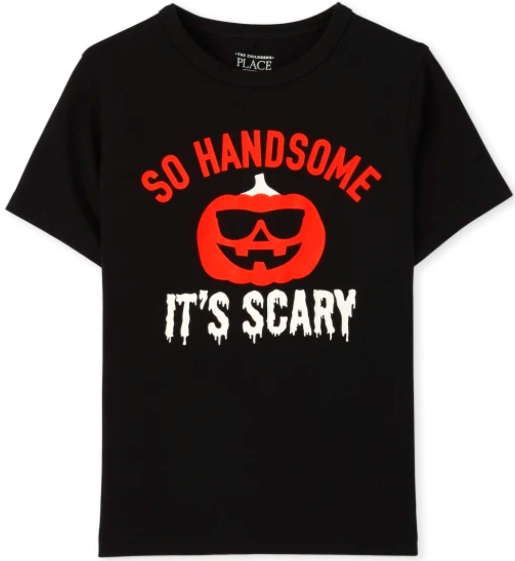 TODDLER 'So Handsome It's Scary' Tee