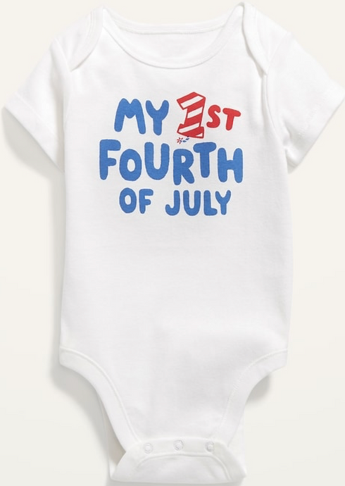 My 1st Fourth of July Onesie