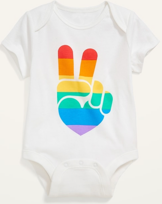 Rainbow Peace Onesie