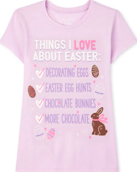 'Things I Love About Easter' Tee