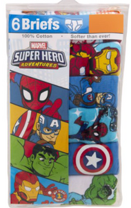 6pk Avengers Brief Undies