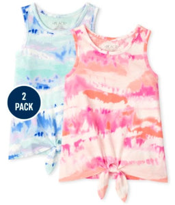 2pk Tie-Dye Tank Tops