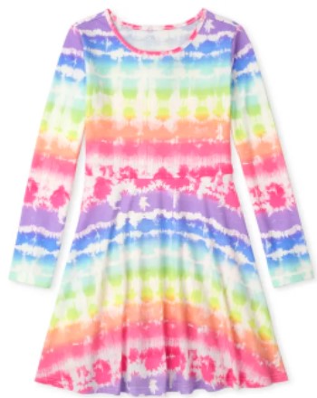 Tie-Dye Skater Dress