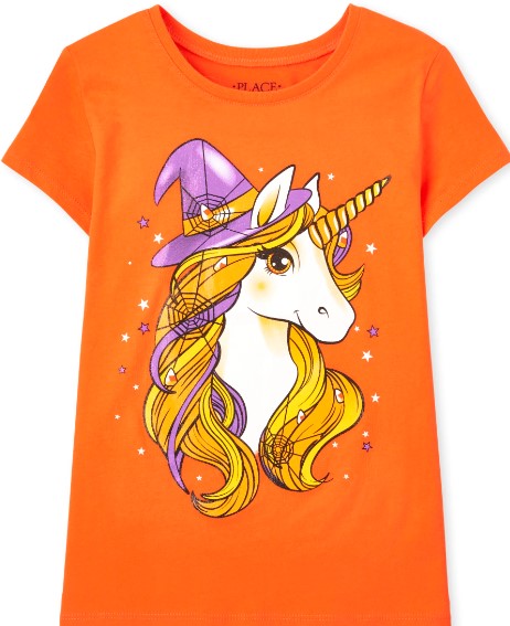 TODDLER & KID Unicorn Halloween Tee