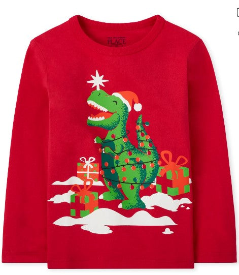 T-Rex Christmas Tee