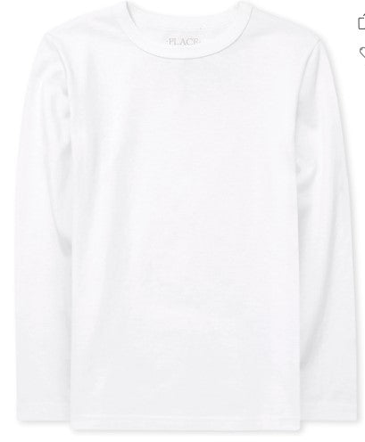 Plain White Long Sleeve Tee