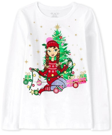 Girl Christmas Tee