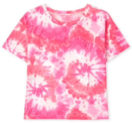 Pink Tie-Dye Tee